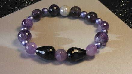 Náramok ametyst Náramok ametyst