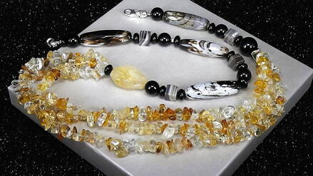 Náhrdelník citrín Náhrdelník citrín